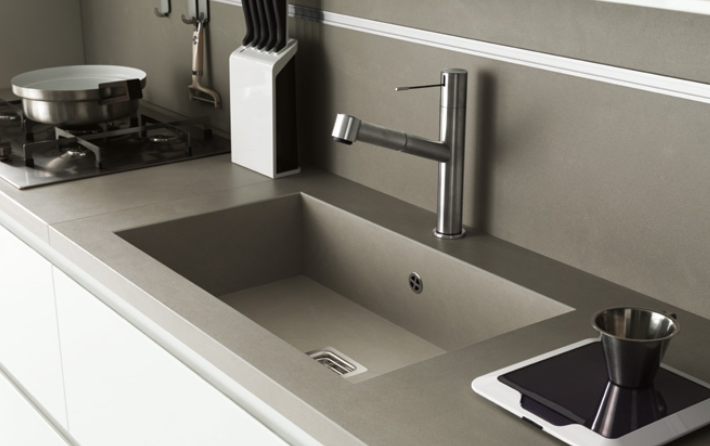 luxury modern kitchen sink