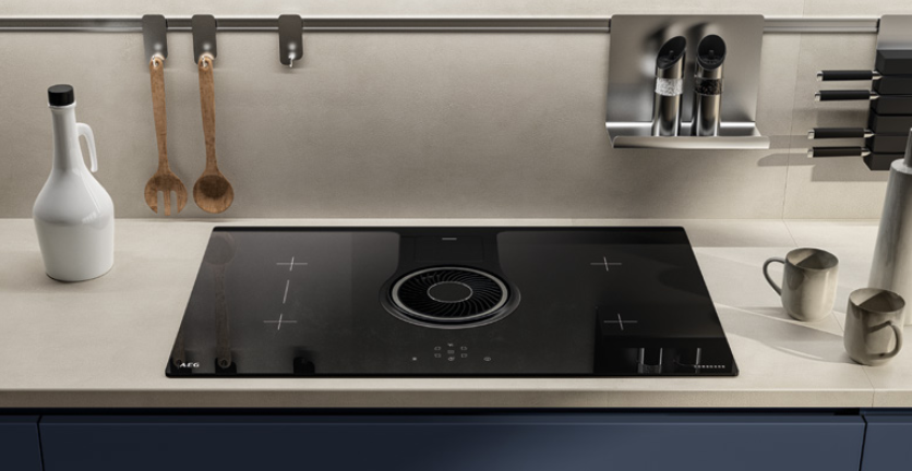 luxury modern kitchen stove