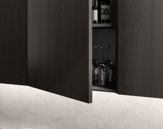 luxury modern kitchen storage