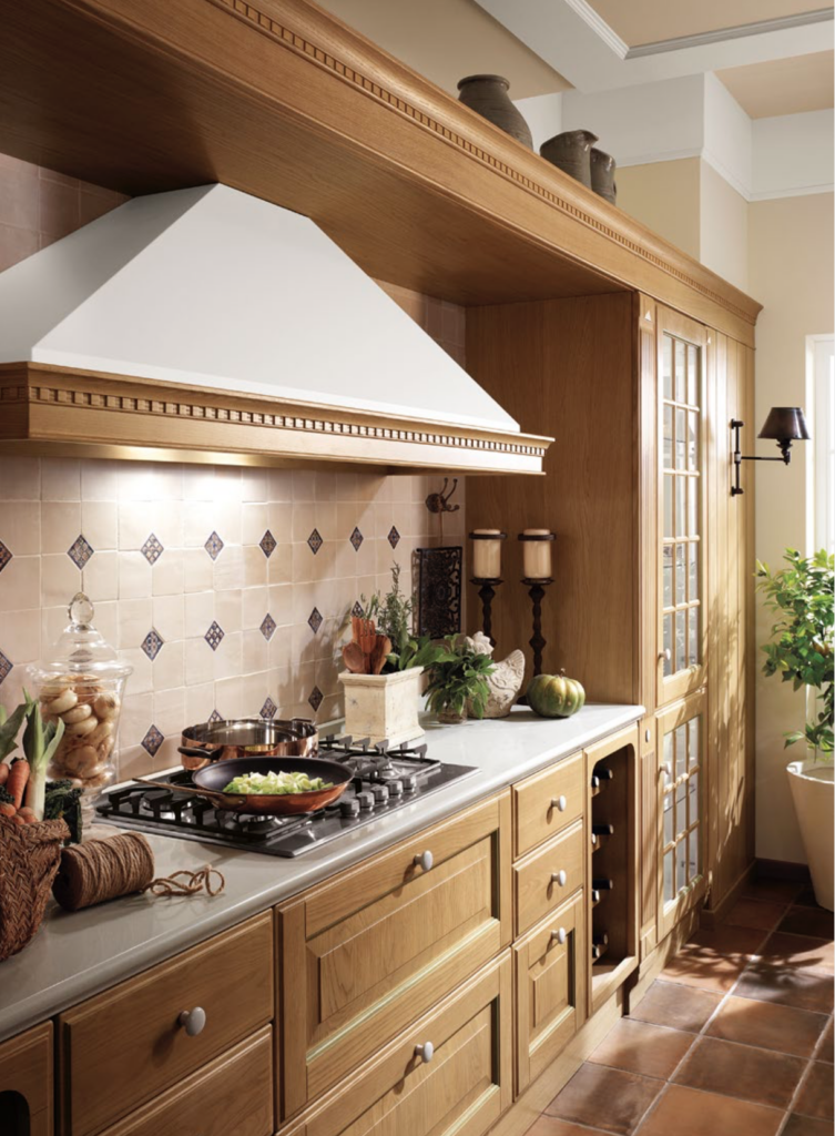 luxury wooden kitchen