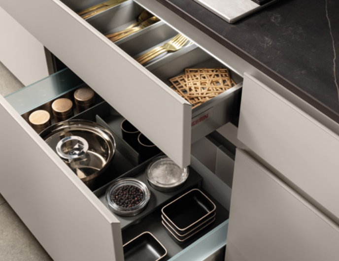 luxury kitchen storage