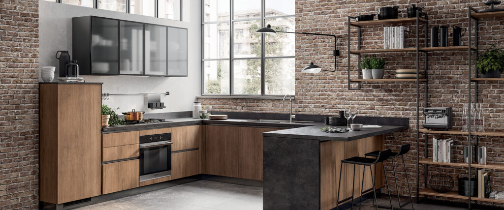 luxury modern wood kitchen