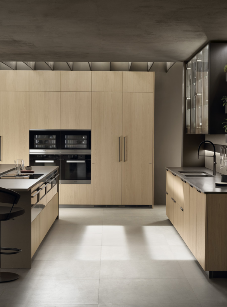 luxury modern kitchen and island
